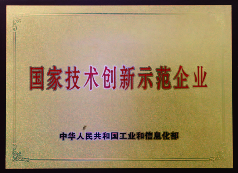 國（guó）家技術創新示範（fàn）企業
