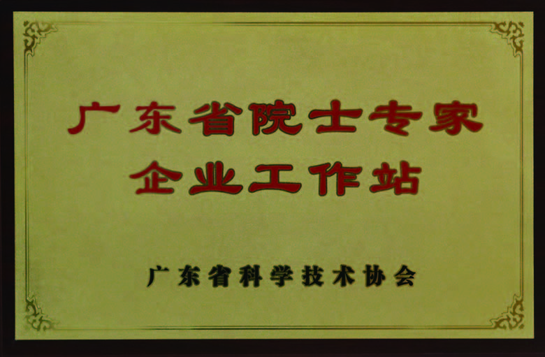廣東省院（yuàn）士專家企業工作站